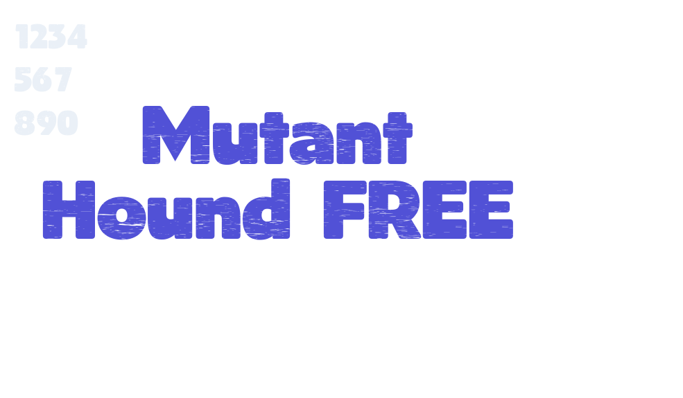 Mutant Hound FREE-font-download