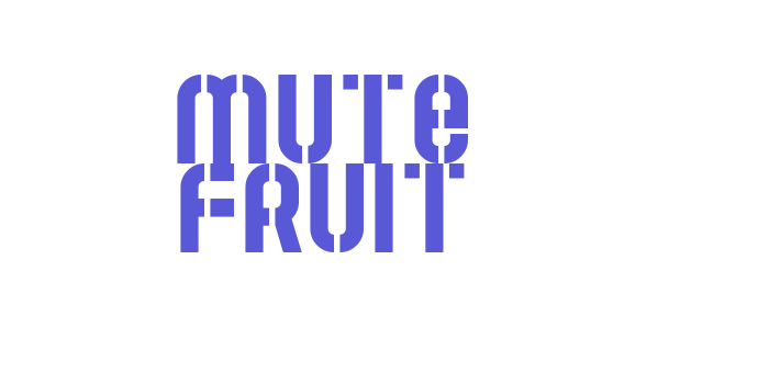 Mute Fruit Font Download