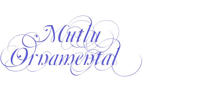 Mutlu  Ornamental Font Download