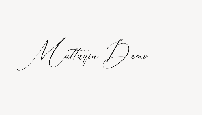 Muttaqin Demo font download