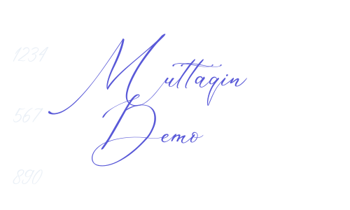 Muttaqin Demo Font