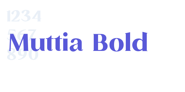 Muttia-Bold font free