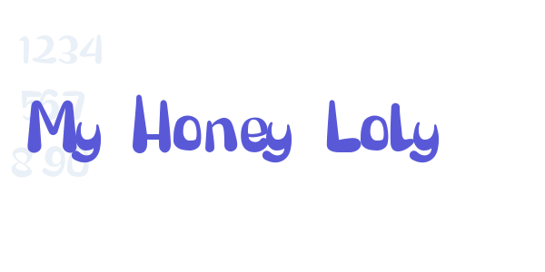 My Honey Loly font