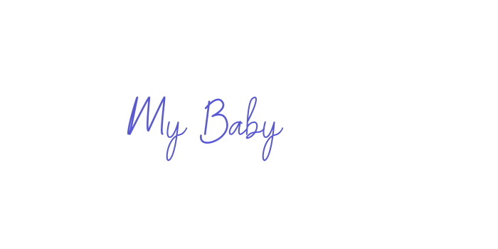 My Baby Font Download