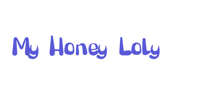 My Honey Loly Font Download