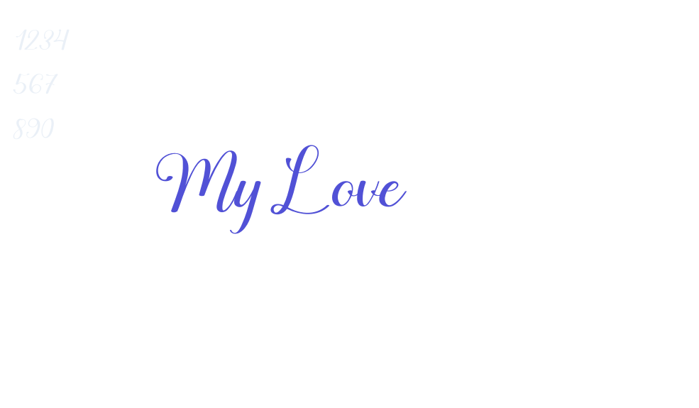 My Love-font-download