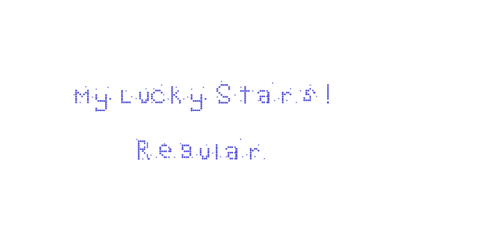 My Lucky Stars! Regular Font Download