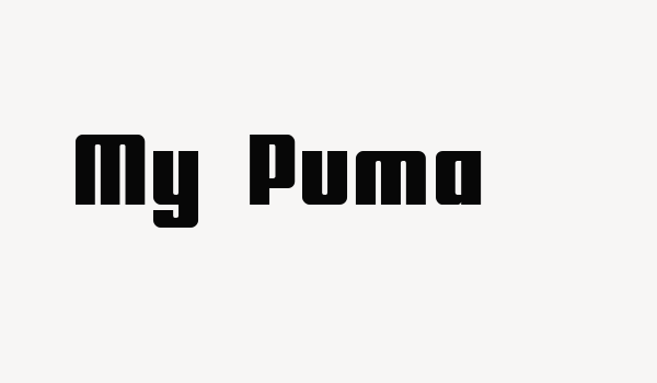 My Puma Font