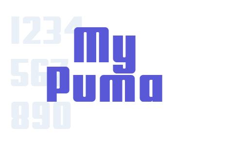 My Puma Font Download