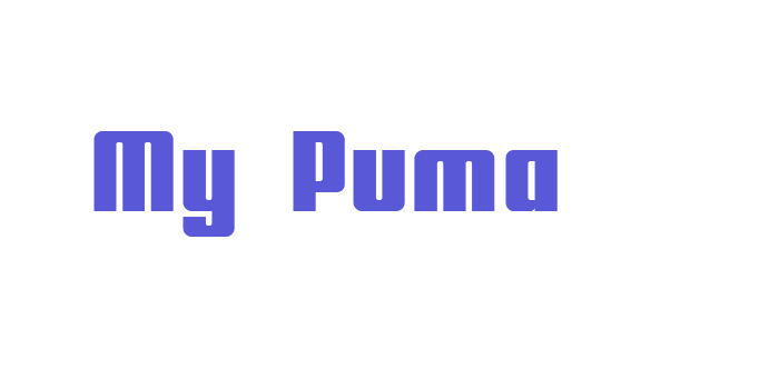 My Puma Font Download