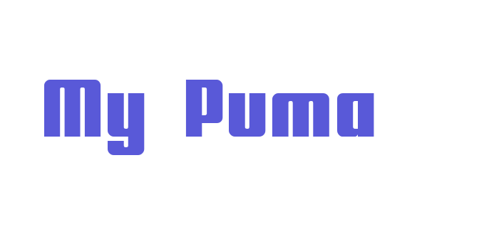 My Puma Font