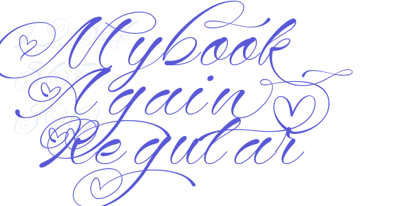 Mybook Again Regular font free