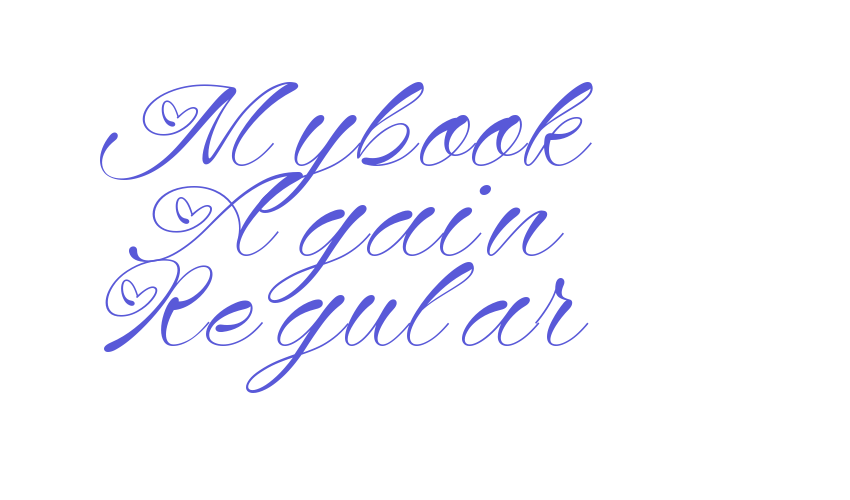 Mybook Again Regular Font Download