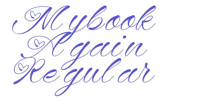 Mybook Again Regular Font