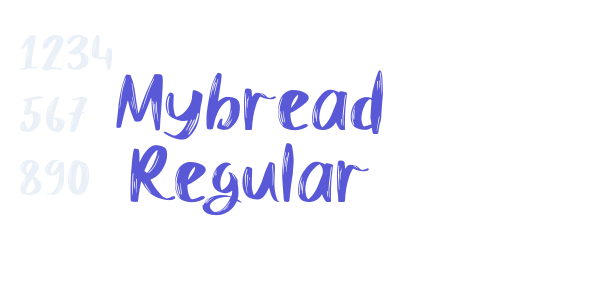 Mybread Regular font free