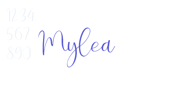 Mylea font