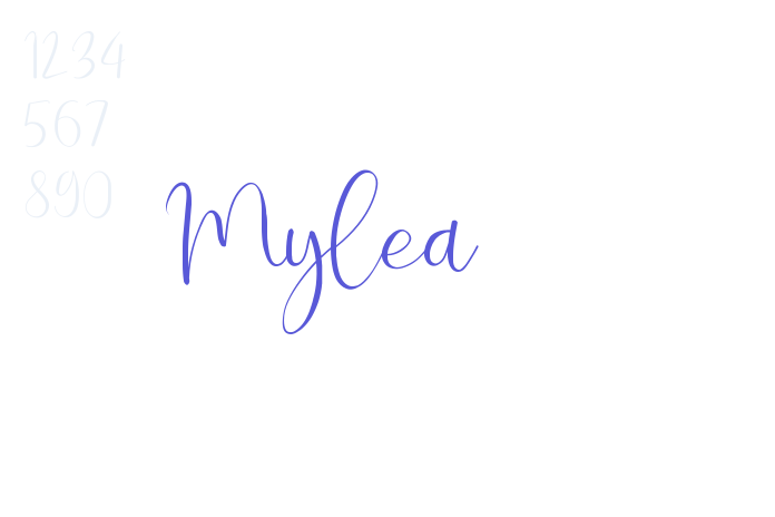 Mylea font