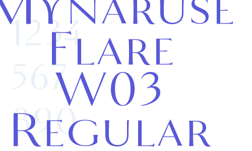 Mynaruse Flare W03 Regular Font Download