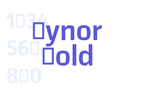 Mynor Bold Font Download