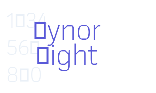 Mynor Light Font Download