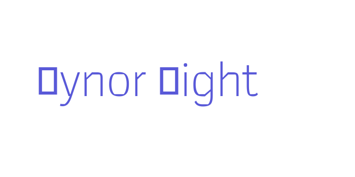 Mynor Light Font Download