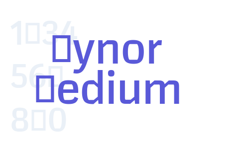 Mynor Medium Font Download