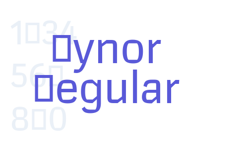 Mynor Regular Font Download