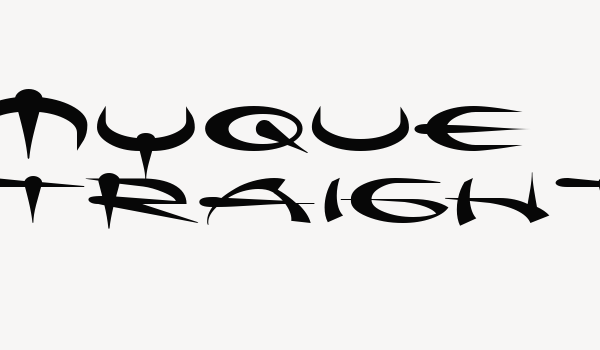 Myque Straight Font