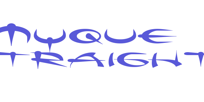 Myque Straight Font Download