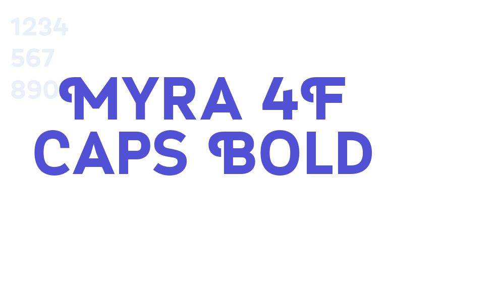 Myra 4F Caps Bold-font-download