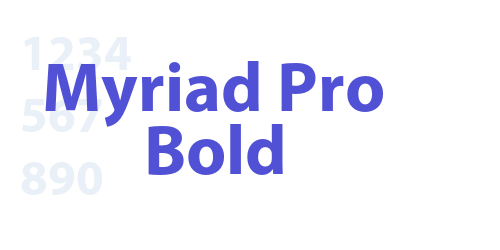Myriad Pro Bold-font-download
