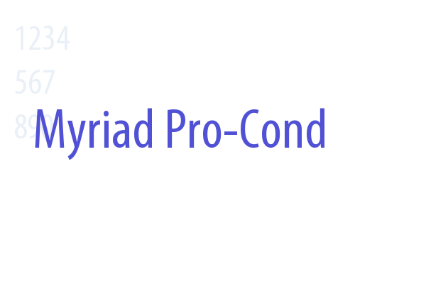 Myriad Pro-Cond