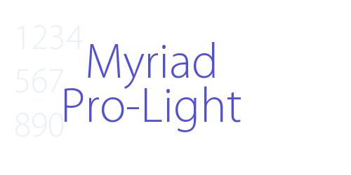 Myriad Pro-Light-font-download