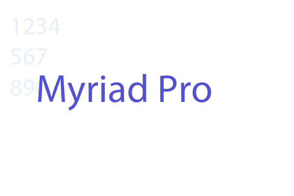 Myriad Pro