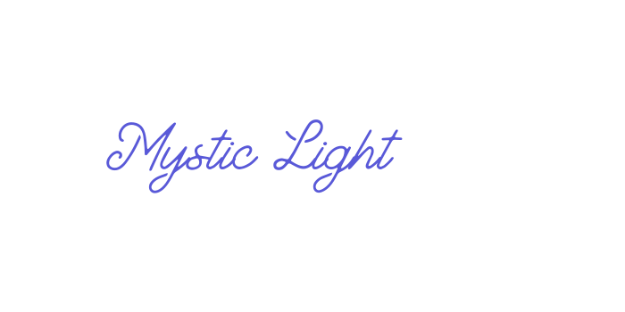 Mystic Light Font Download