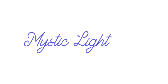 Mystic Light Font