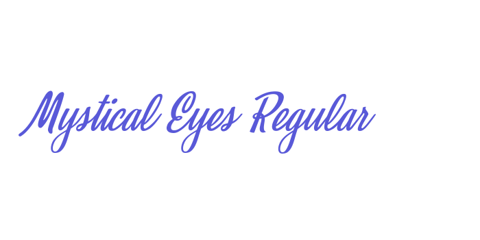 Mystical Eyes Regular Font Download