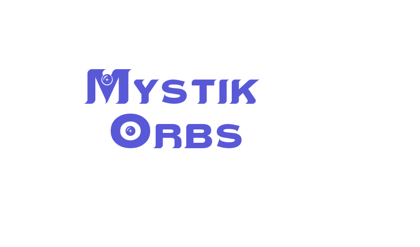 Mystik Orbs Font