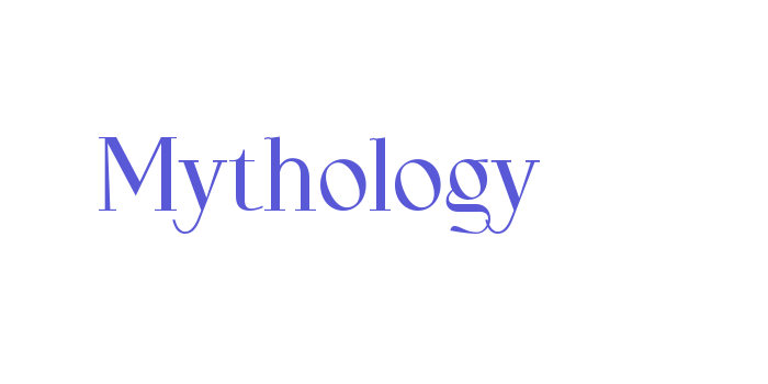 Mythology Font