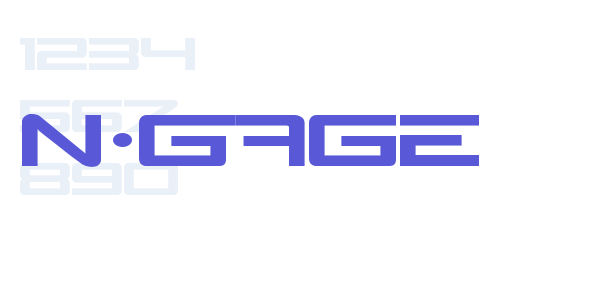 N-Gage font free