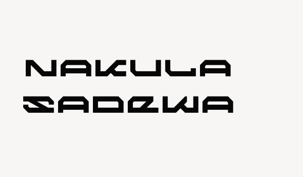 NAKULA SADEWA Font