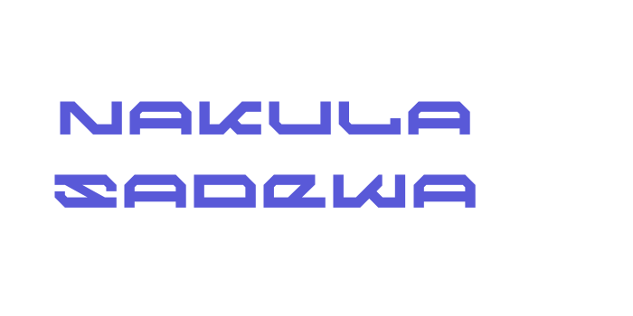 NAKULA SADEWA Font Download