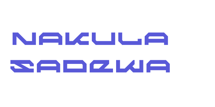 NAKULA SADEWA Font