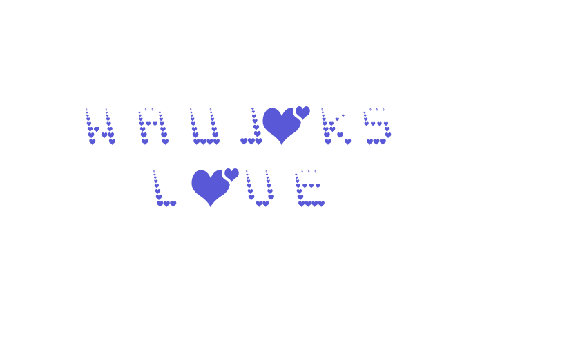 NAUJOKS LOVE Font Download