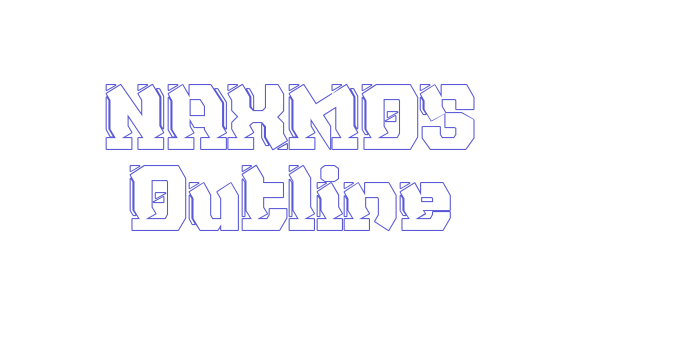 NAXMOS Outline Font Download