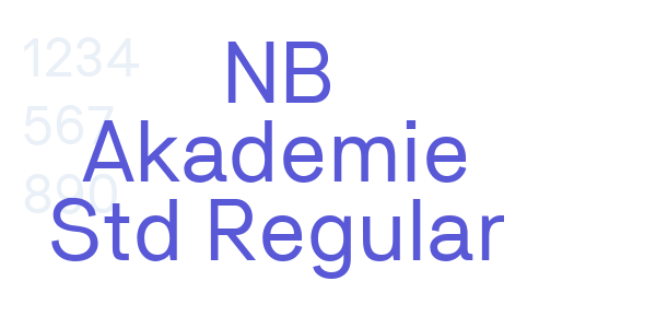 NB Akademie Std Regular font free