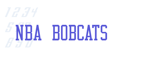 NBA Bobcats font