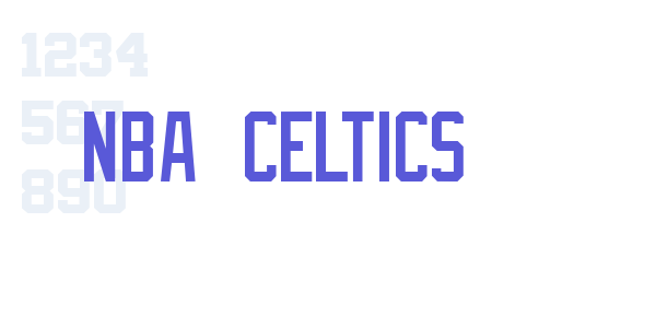 NBA Celtics font