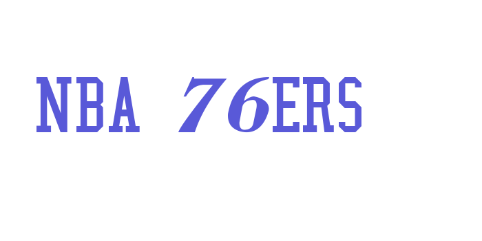 NBA 76ers Font