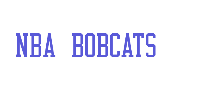 NBA Bobcats Font